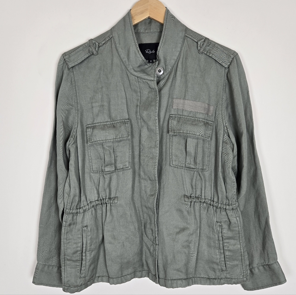 RAILS Sahara Linen Blend Utility Jacket - Picture 2 of 12